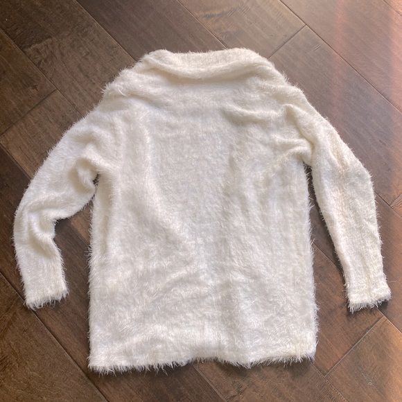 ASbyDF Luxe cardigan, Size XS, White, open front - Picture 7 of 8